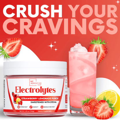 Electrolytes - Strawberry Lemonade Punch (LIMITED EDITION) - My Adventure to Fit