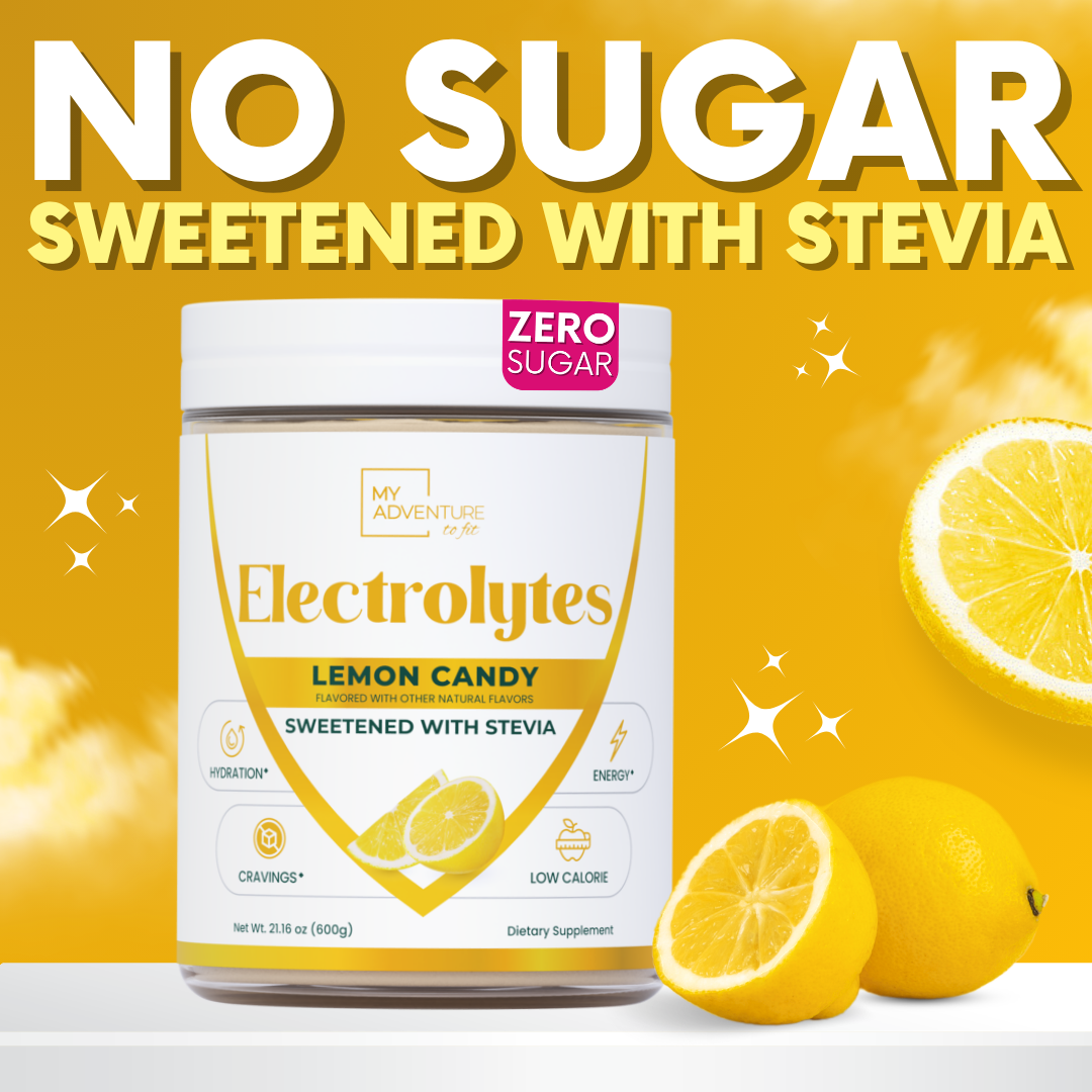 Lemon Candy Electrolytes | ZERO SUGAR Hydration | FAMILY SIZE - 150 Servings
