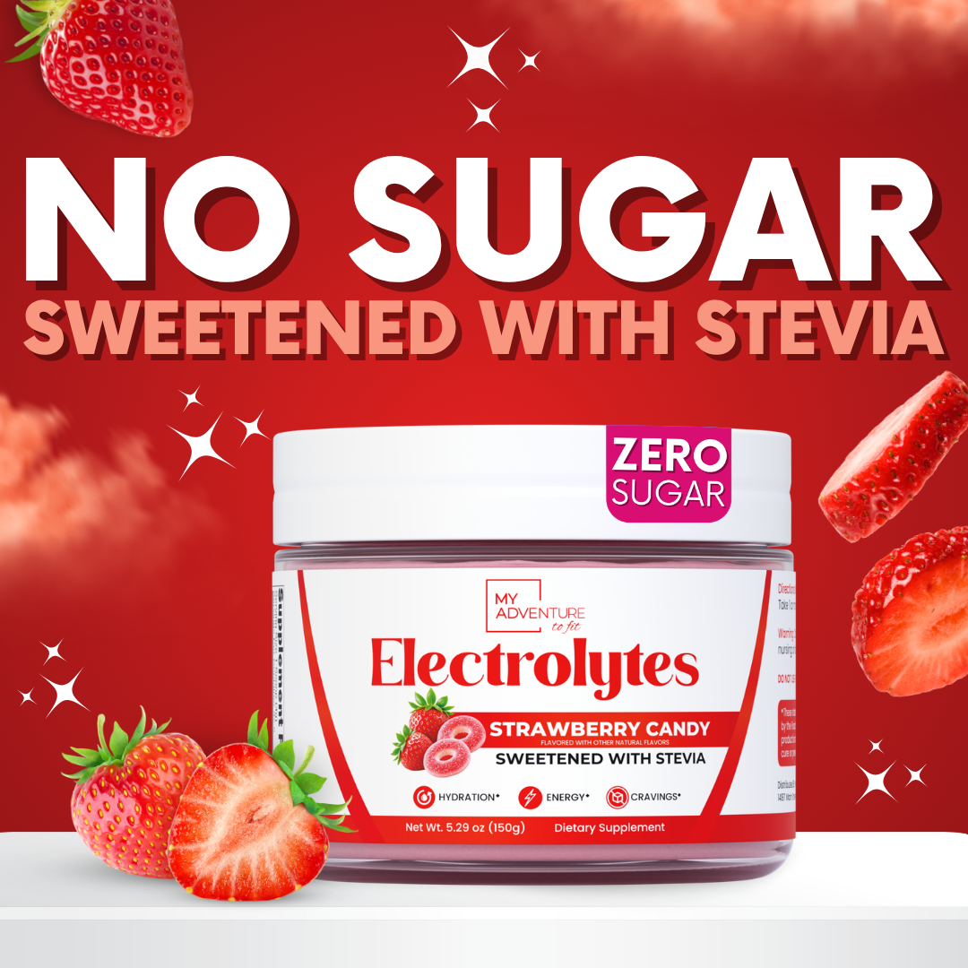 Strawberry Candy Electrolytes | ZERO SUGAR Hydration | 37 Servings