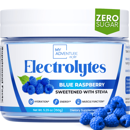 Electrolytes - Blue Raspberry - My Adventure to Fit