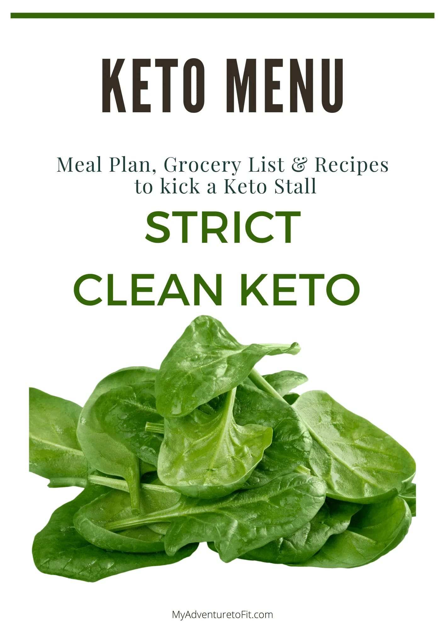 Strict Clean Keto Menu - Breaking a Keto Stall - My Adventure to Fit