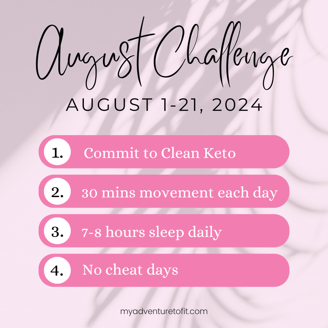 21 Day August Weight Loss Challenge – My Adventure to Fit