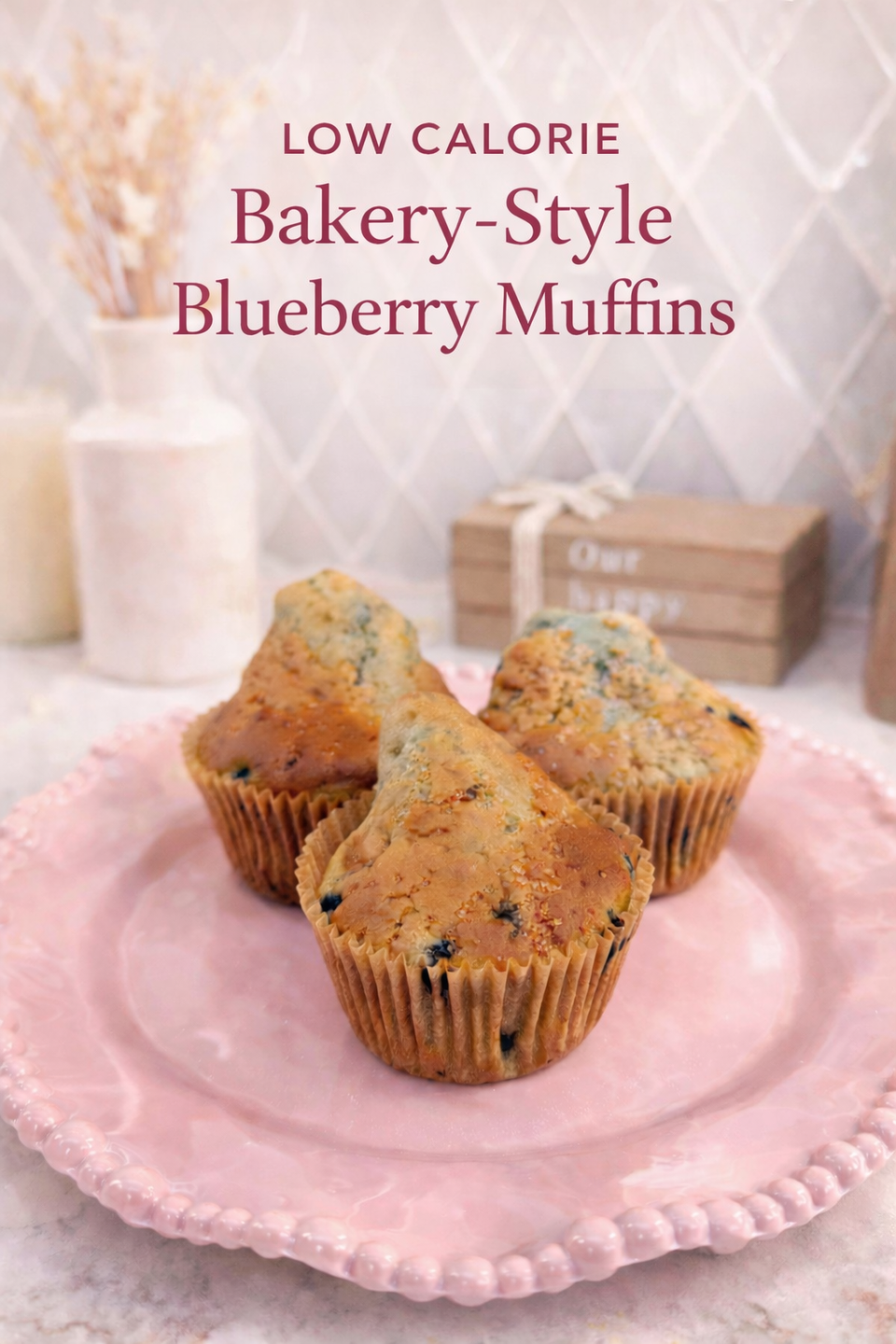 High-Protein Blueberry Muffins (Fat-Free Cottage Cheese)