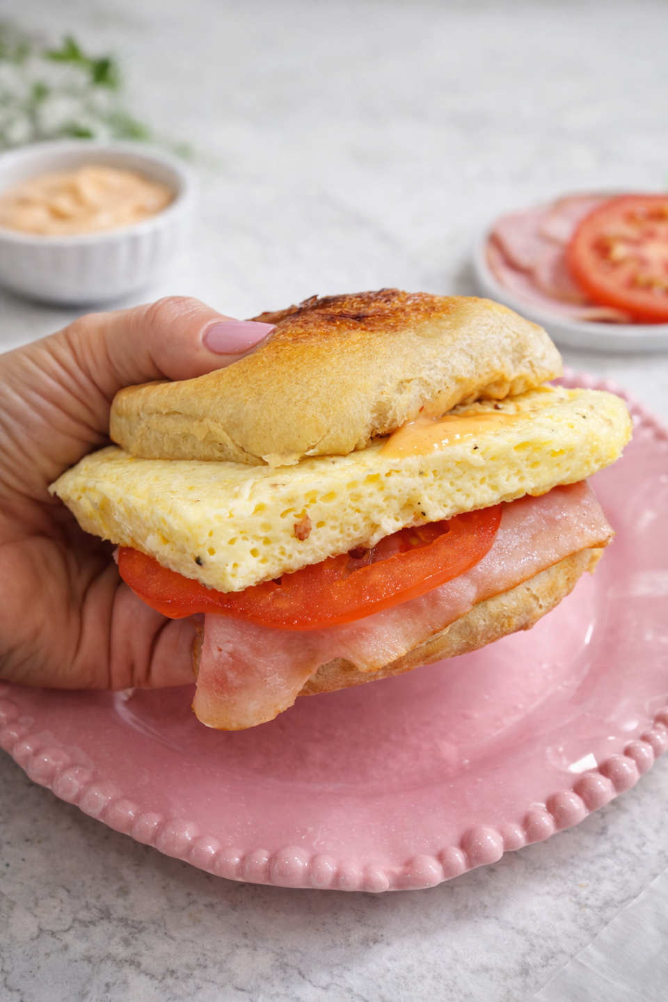 Macro-Friendly Breakfast Sandwich (High Protein, Easy & Satisfying)