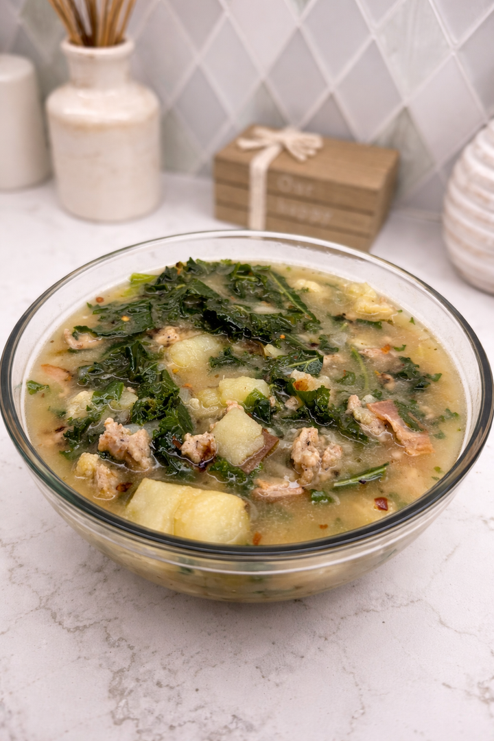 Healthy Version Zuppa Toscana (High-Protein, Cozy & Clean)