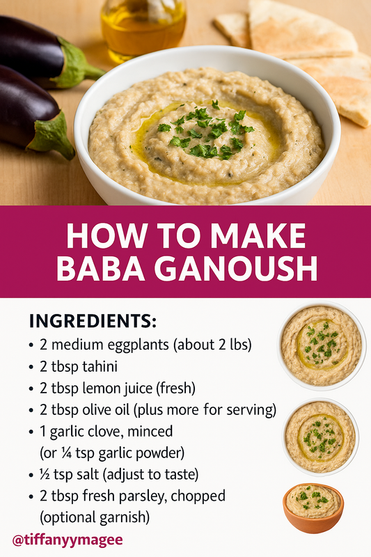 Baba Ganoush – A Delicious Dip for your Tiffany Plate