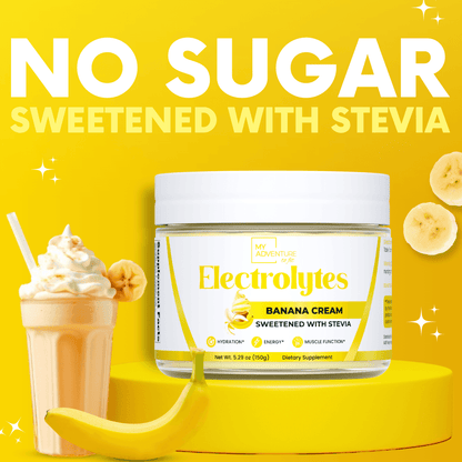 Banana cream electrolytes sugar free drink mix powder tiffany my adventure to fit 