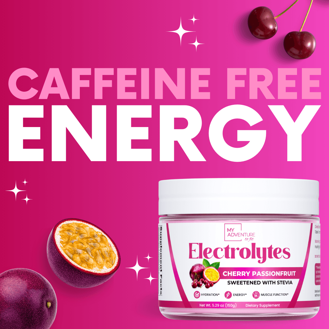 Cherry Passionfruit Electrolytes Powder My Adventure to Fit Tiffany Plate Sugar Free Hydration Mix