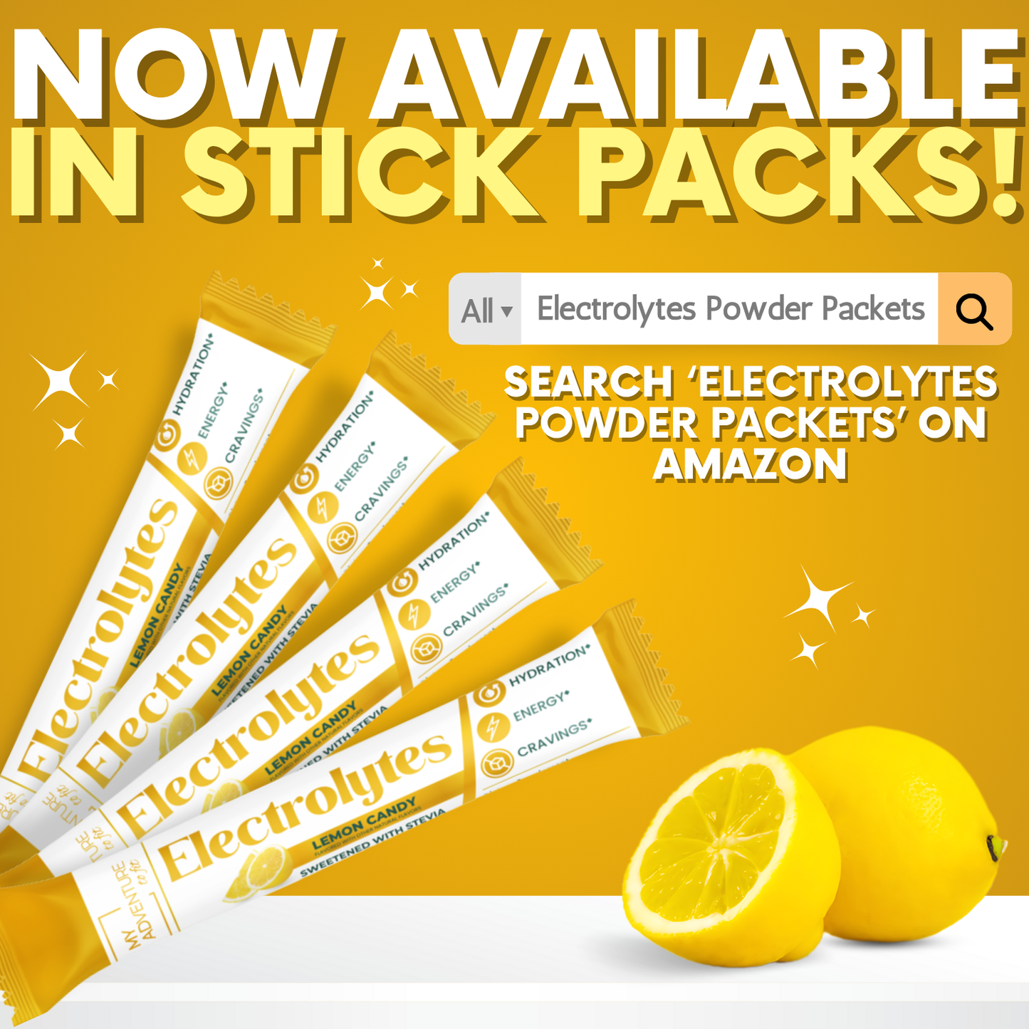 Electrolytes - Lemon Candy Stick Packs