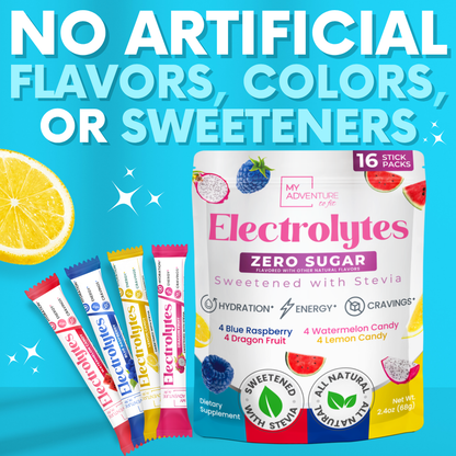 (Pre-Order) -Best Selling Electrolytes Variety Stick Pack - 16ct