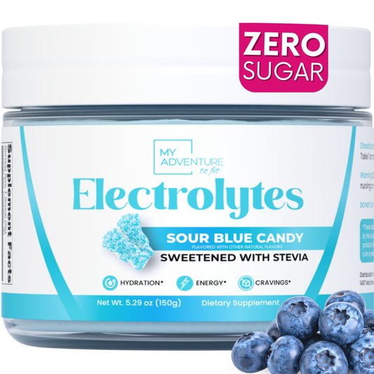 Sour Blue Candy Electrolytes | ZERO SUGAR Hydration | 30 Servings