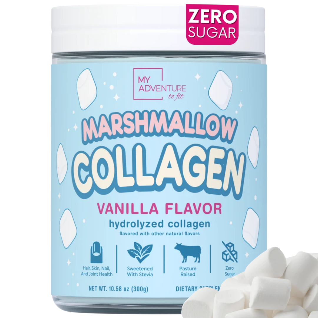 Marshmallow Vanilla Collagen Bovine Hydrolyzed - ZERO SUGAR - 30 Servings