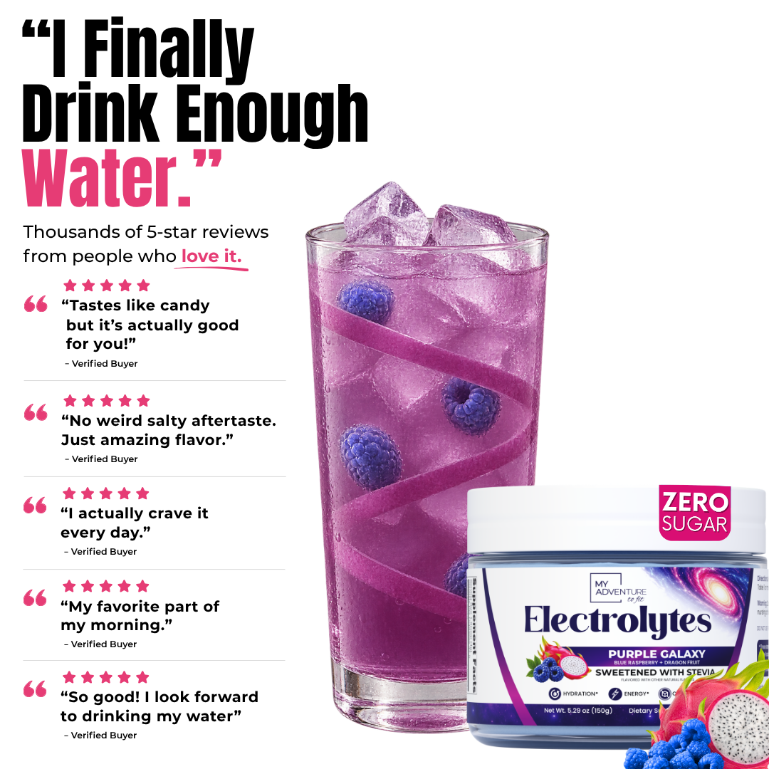 NEW LAUNCH! Purple Galaxy Electrolytes | ZERO SUGAR Hydration | 37 Servings
