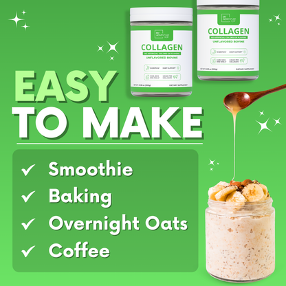 Collagen - Grass Fed Bovine | Unflavored Protein for Skin, Hair, Nails & Joints