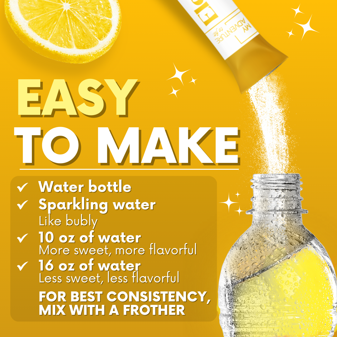 Lemon Candy Electrolytes Powder Stick Pack - 30 Servings - Zero Sugar - No Artificial Flavors, Colors or Sweeteners - 15 Sticks - 2-8X More Potassium - No Salty Taste - Refreshing Hydration - Caffeine Free Energy - Vegan, Keto & Paleo