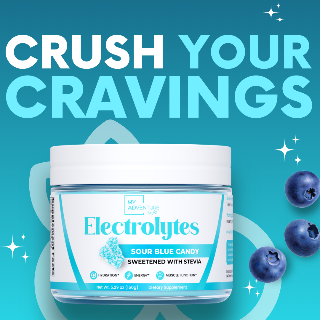 Electrolytes - Sour Blue Candy - My Adventure to Fit