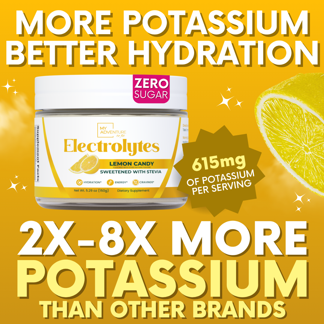 Lemon Candy Electrolytes | ZERO SUGAR Hydration | 37 Servings