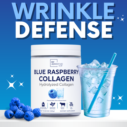 Blue Raspberry Collagen Drink Mix