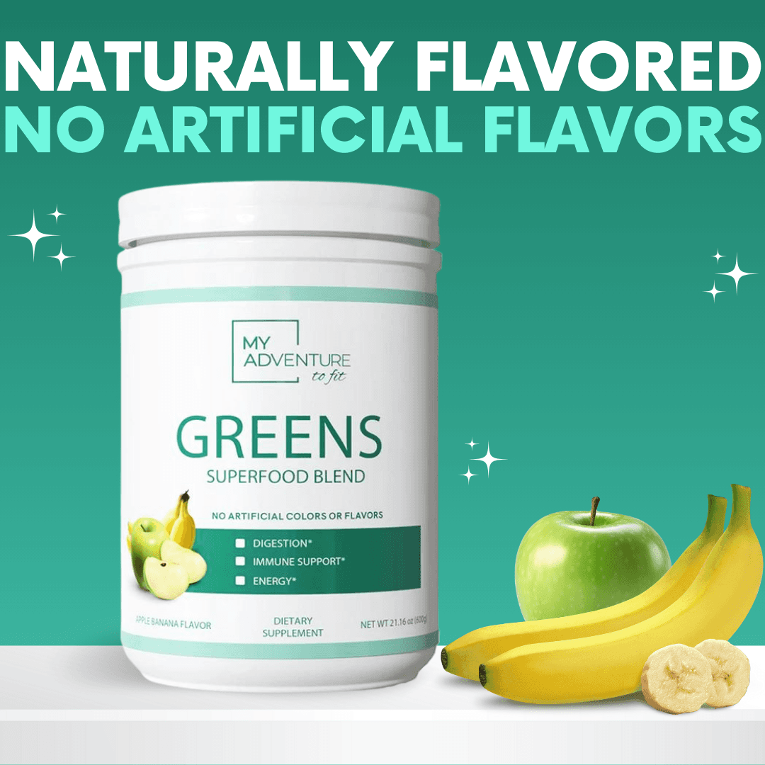 Greens - FAMILY SIZE  Apple Banana Flavor