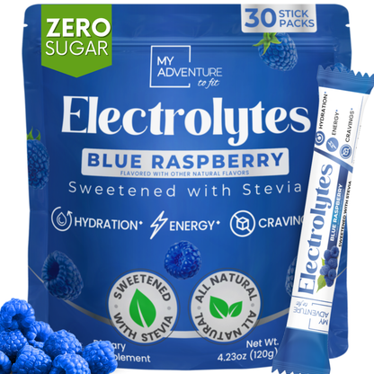 Electrolytes - Blue Raspberry Stick Packs