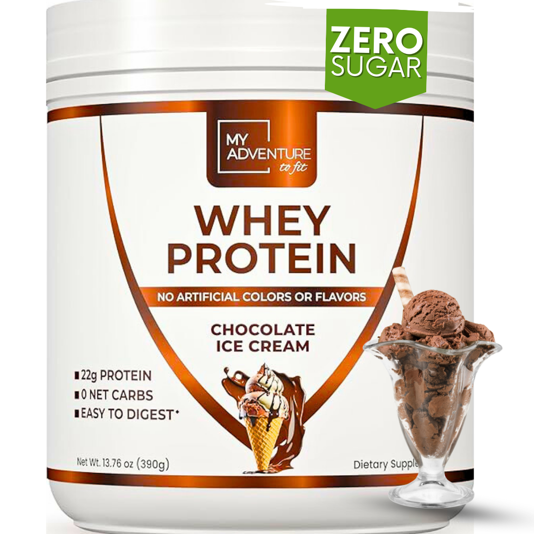 Whey Protein Chocolate Ice Cream - My Adventure to fit  product photo 