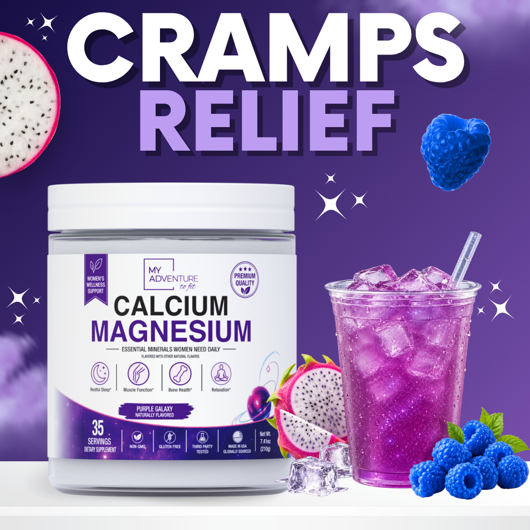 RELAXING DRINK MIX Stress & Cramp Support | Purple Galaxy Calcium