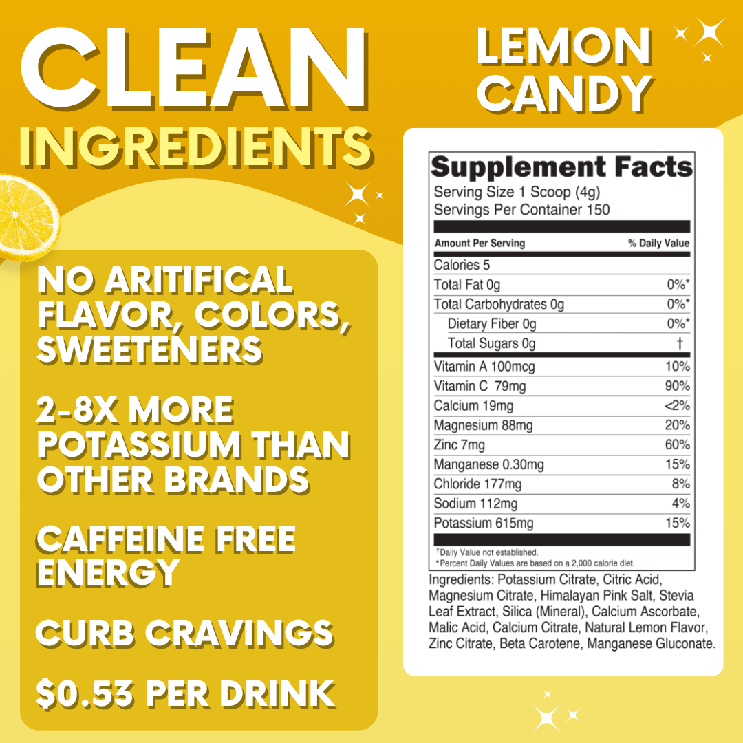 Electrolytes - Lemon Candy - Family Size
