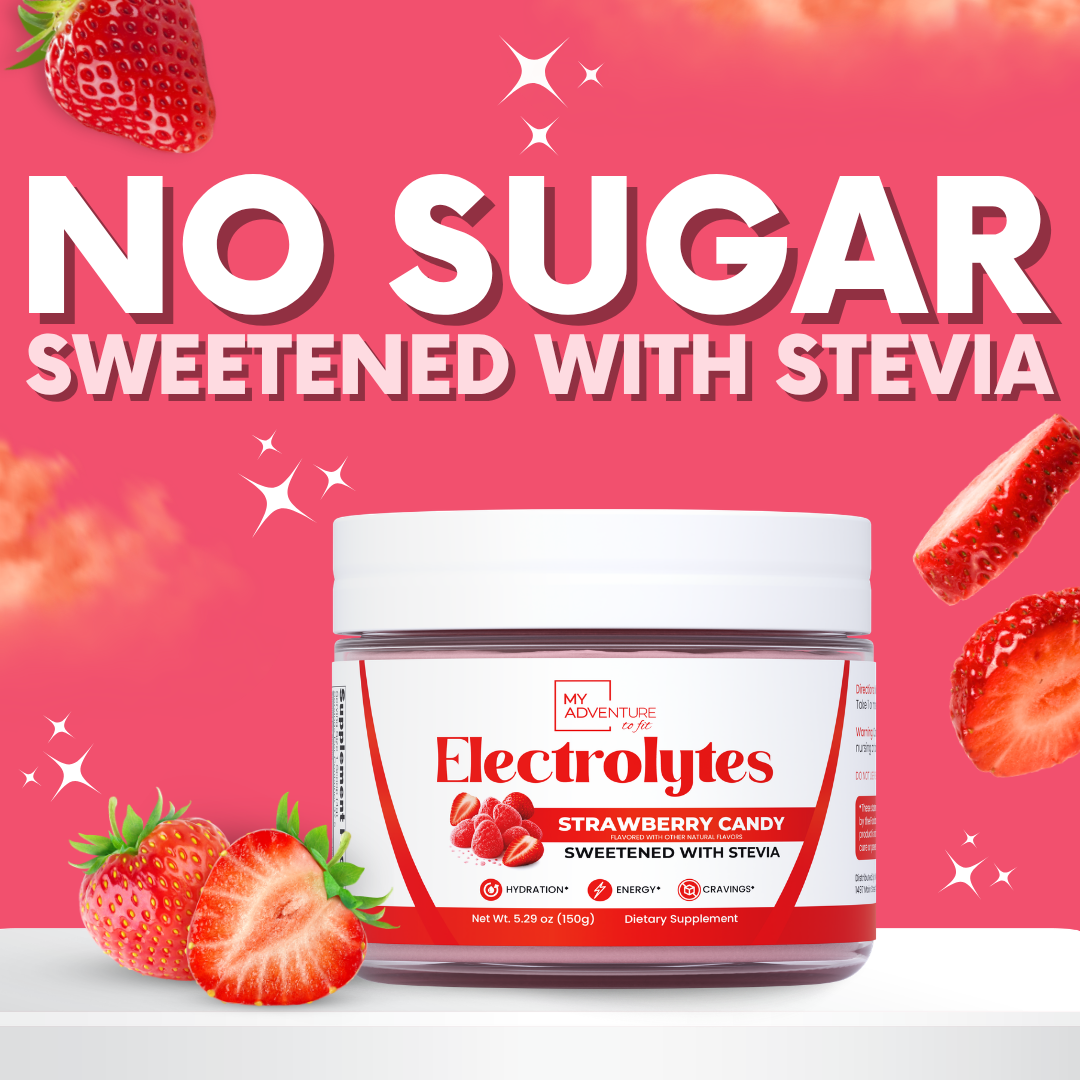 *limited edition* Strawberry Candy Electrolytes – 37 Serving Canister | Zero Sugar Hydration