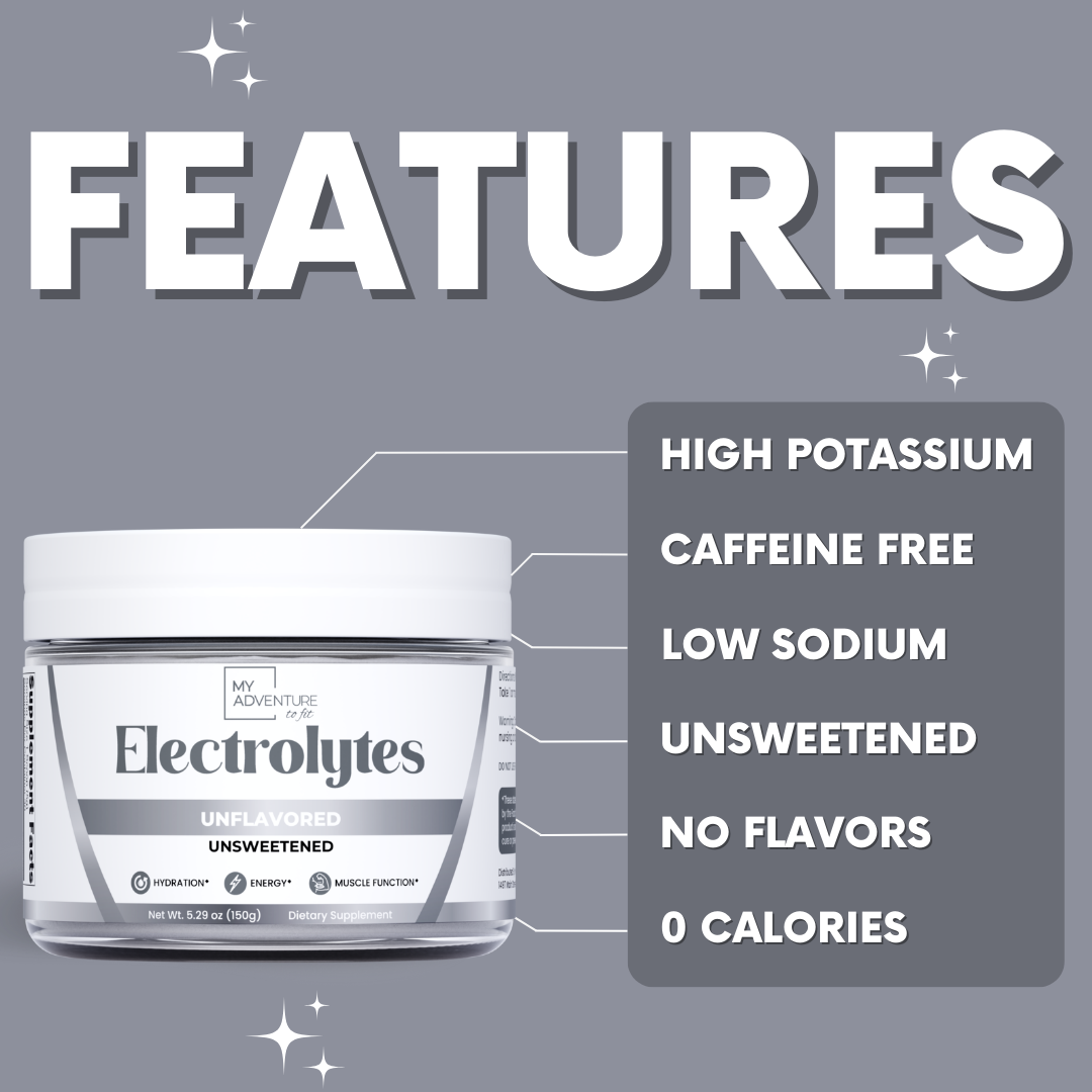 Unflavored Electrolytes Powder – Unsweetened, Zero Sugar Hydration (30 Servings)