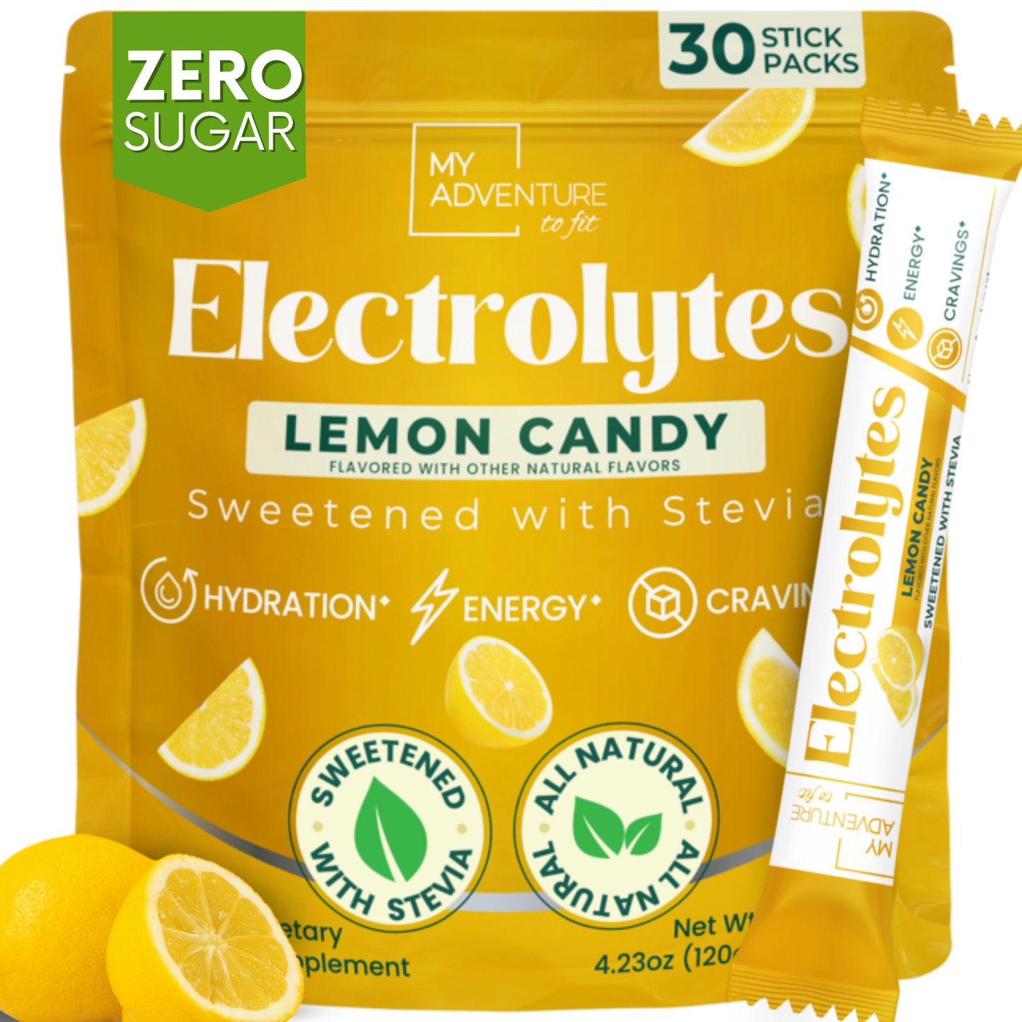 Electrolytes - Lemon Candy Stick Packs