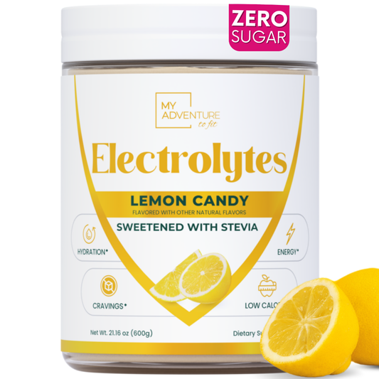 Lemon Candy Electrolytes | ZERO SUGAR Hydration | FAMILY SIZE - 150 Servings