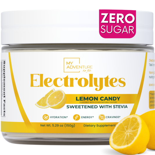 Lemon Candy Electrolytes | ZERO SUGAR Hydration | 37 Servings
