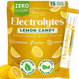 Lemon Electrolytes Drink Powder Mix My Adventure to Fit Tiffany Plate Tiktok Sugar Free Hydration 15 count 