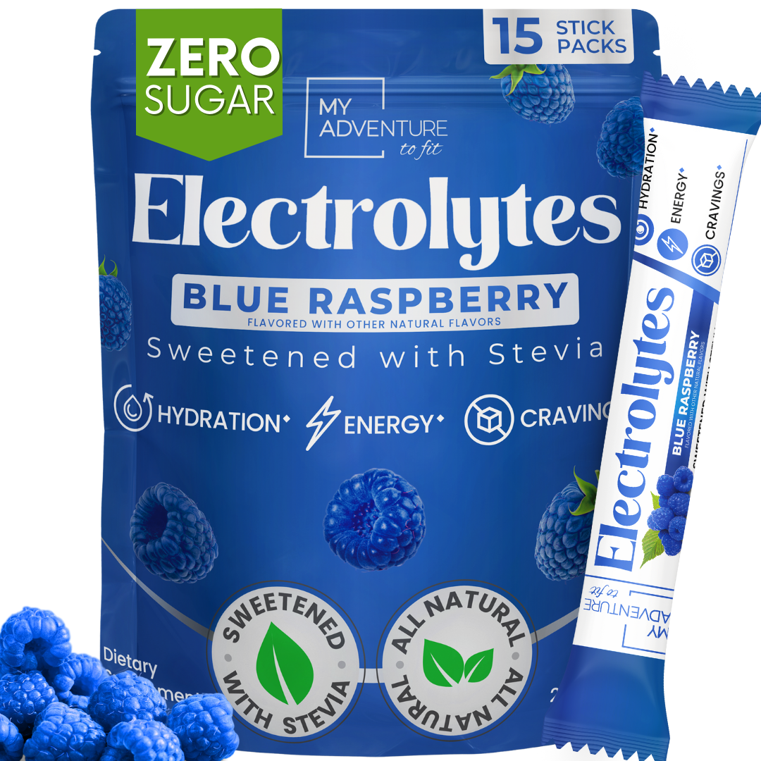 Electrolytes - Blue Raspberry Stick Packs - 15 count