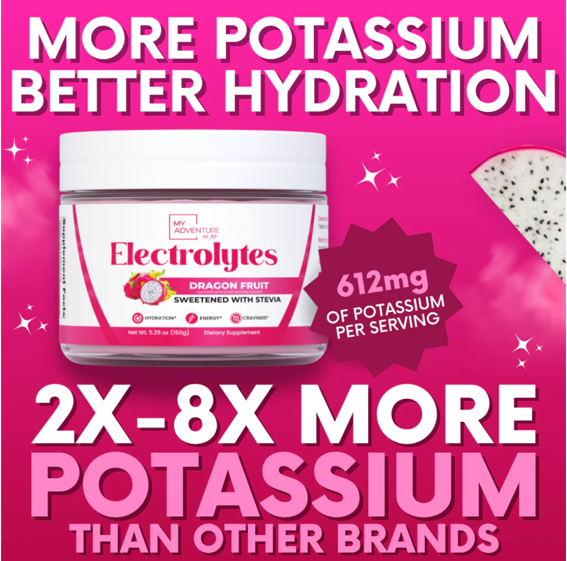 25% OFF - My Adventure to Fit Electrolytes Purple Galaxy Jars Bundle – Dragon Fruit & Blue Raspberry (Sugar-Free, Keto, 25% Off)