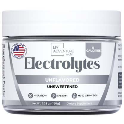 Unflavored Electrolytes Powder – Unsweetened, Zero Sugar Hydration (30 Servings)