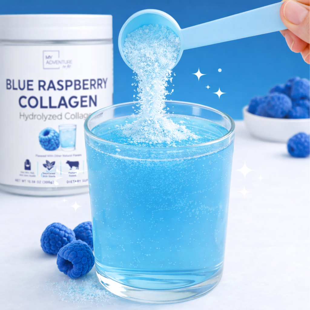 Ecofall Blue Raspberry Collagen - Blue Raspberry | Delicious & Nutritious – My Adventure to Fit