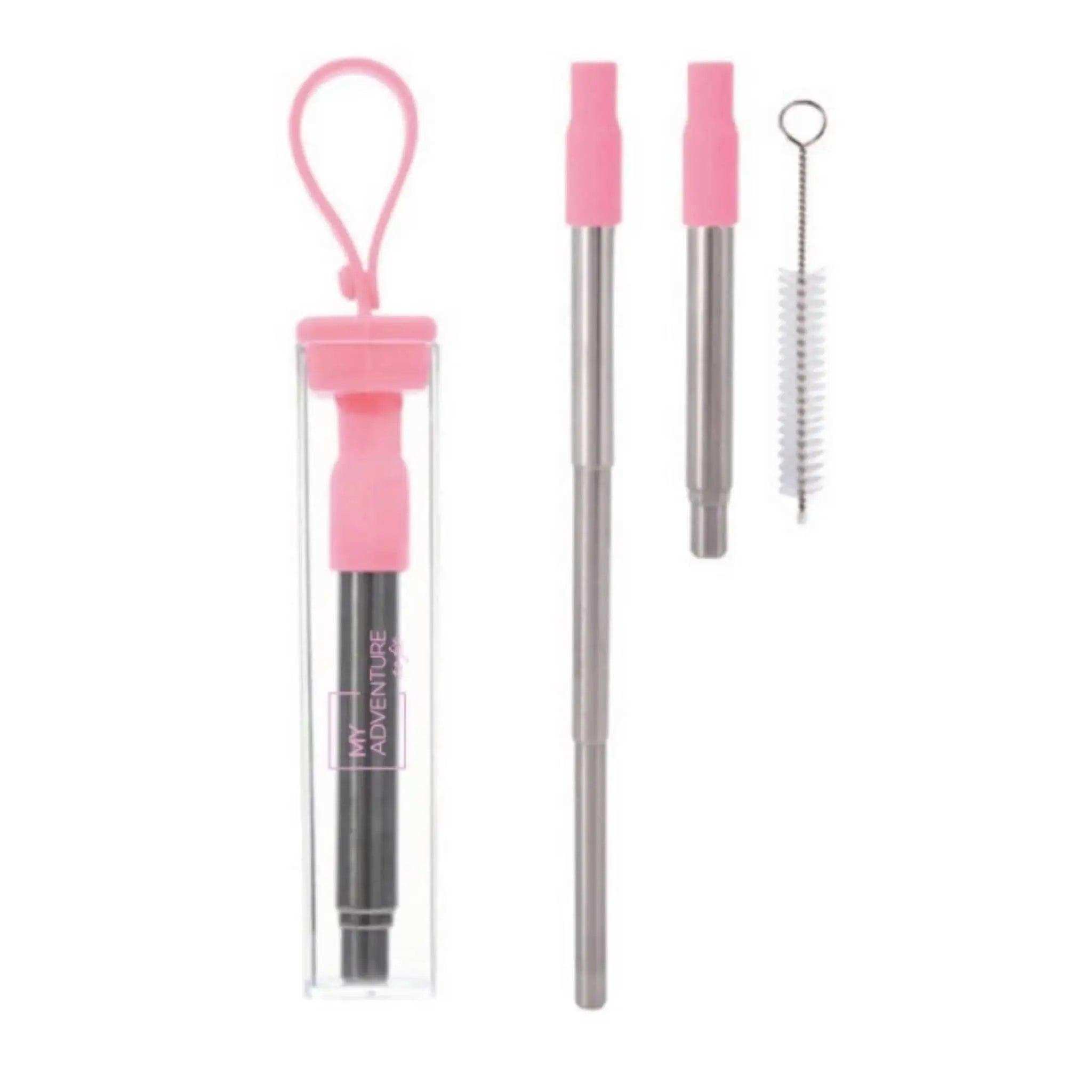 Extendable Stainless Steel Straw with Silicone Tip – My Adventure to Fit