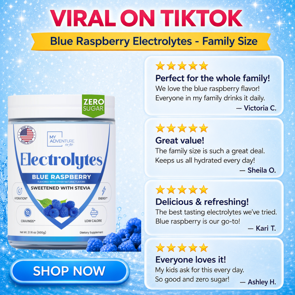 Electrolytes - Blue Raspberry - Family Size