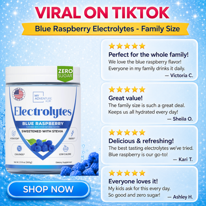 Electrolytes - Blue Raspberry - Family Size