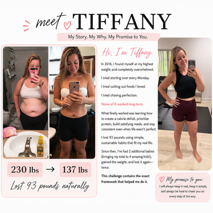 30 Day Weight Loss Challenge - Meal Plan + Instant Download