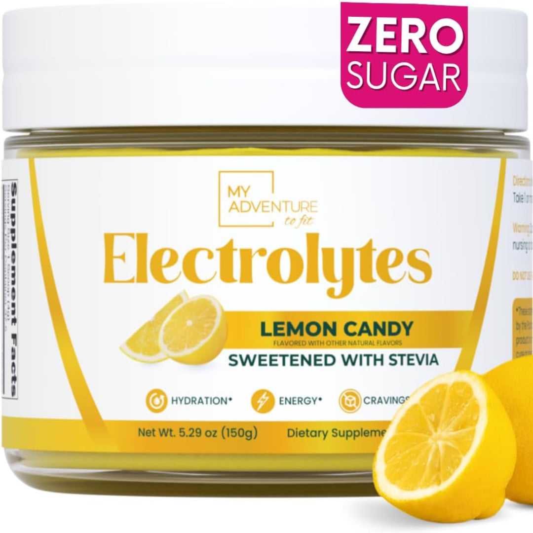 Lemon Candy Electrolytes - 37 Servings | Zero Sugar Hydration