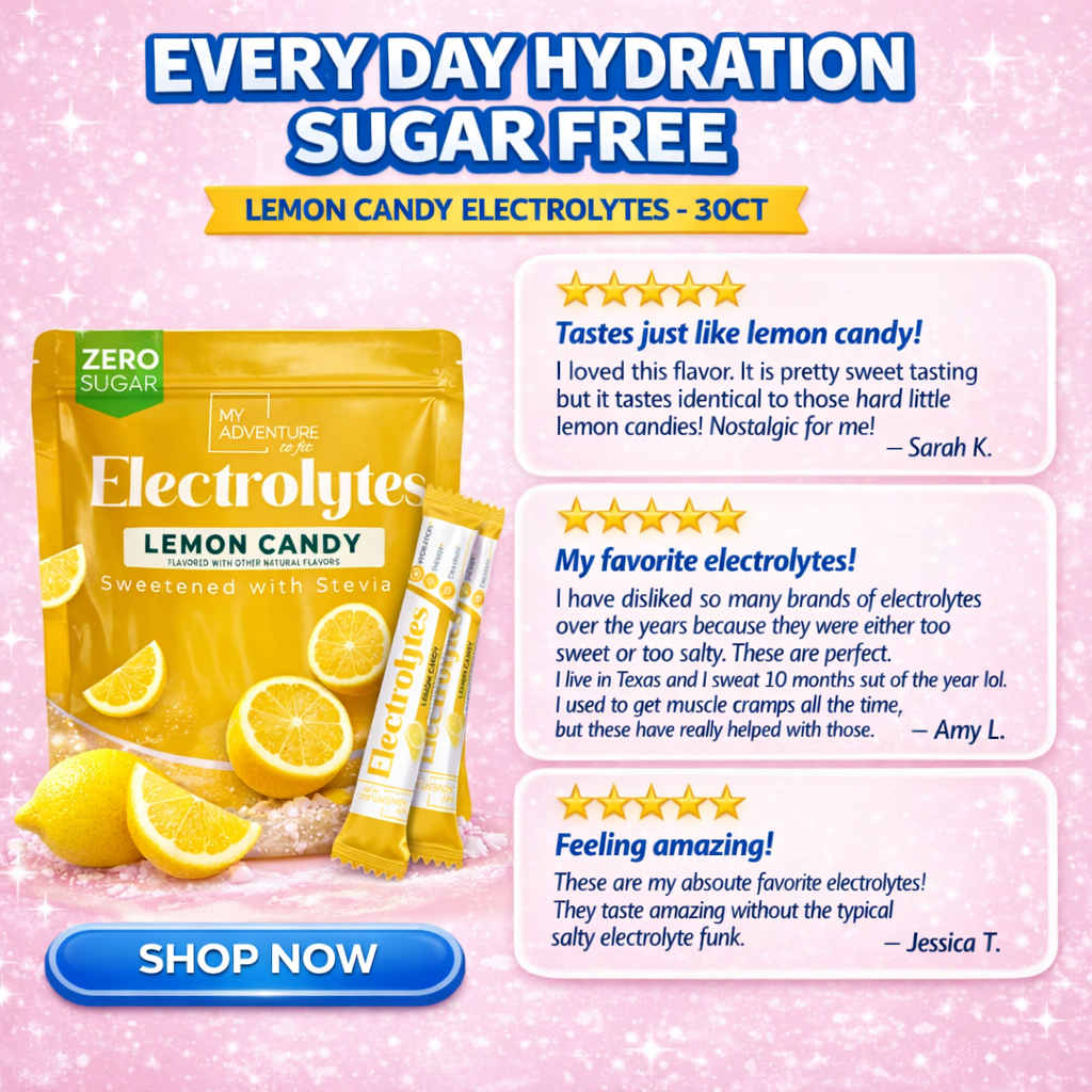 Lemon Candy Electrolytes Powder Stick Pack - 30 Servings