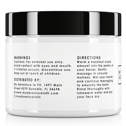 Makeup Melt Cleansing Balm – Oil-to-Milk Makeup Remover for Waterproof Makeup + SPF