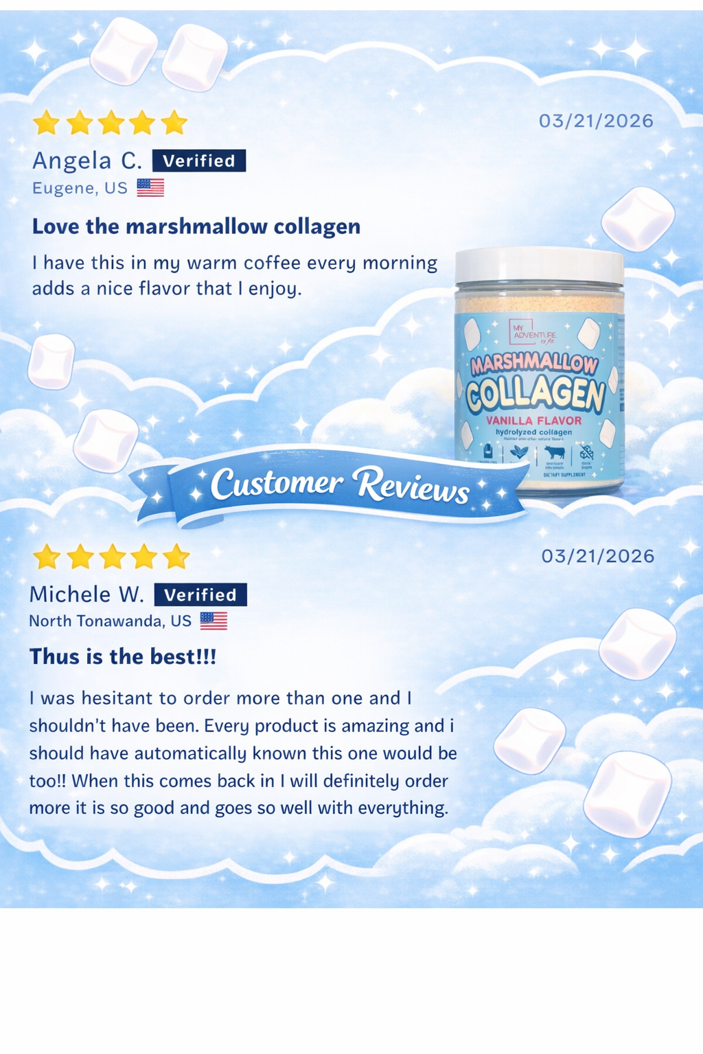 PRE - ORDER - Marshmallow Collagen - Early Access Limited Batch