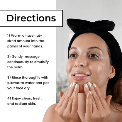 Makeup Melt Cleansing Balm – Oil-to-Milk Makeup Remover for Waterproof Makeup + SPF