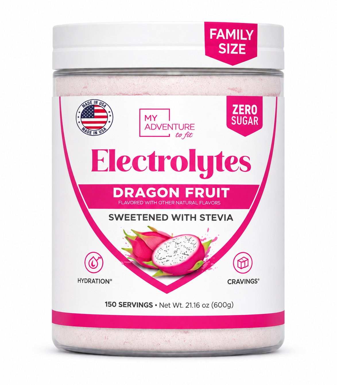 Electrolytes - Dragon Fruit - Family Size