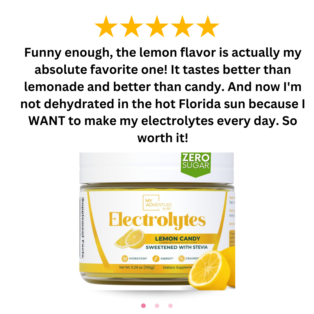Lemon Candy Electrolytes - 37 Servings | Zero Sugar Hydration