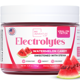 watermelon candy electrolytes jar my adventure to fit dye free no artificial flavors stevia sweetened low carb keto best tasting electrolytes tiffany plate tiktok