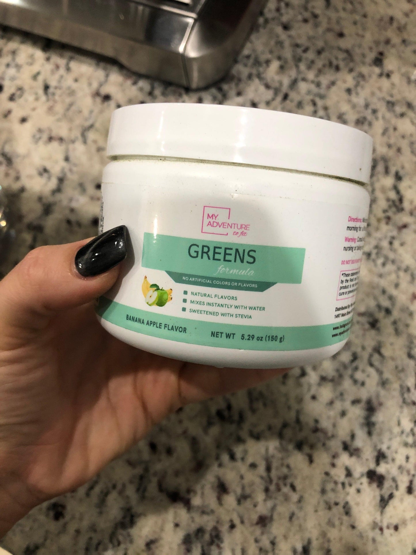 Apple Banana Greens - My Adventure to Fit